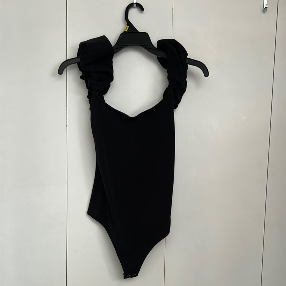Black Sleeveless Bodysuit express